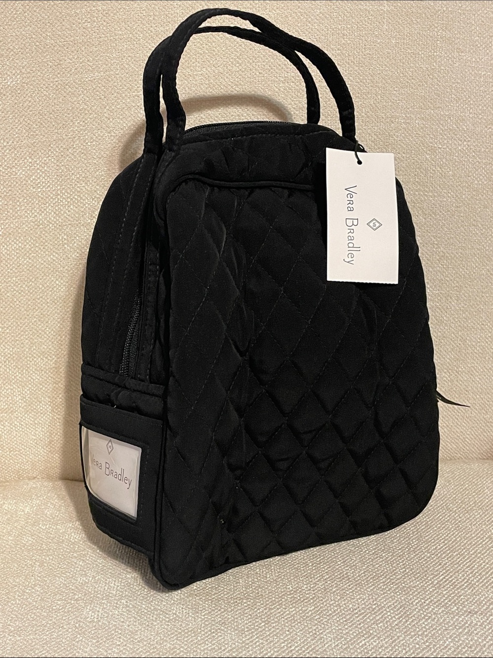 Vera Bradley "Lunch Bunch" bag in Classic Black.
